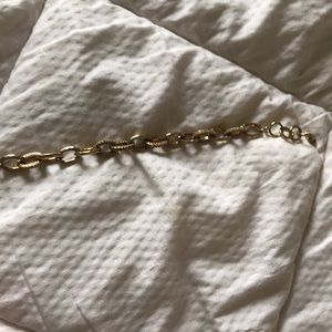 Stella and dot gold chain bracelet